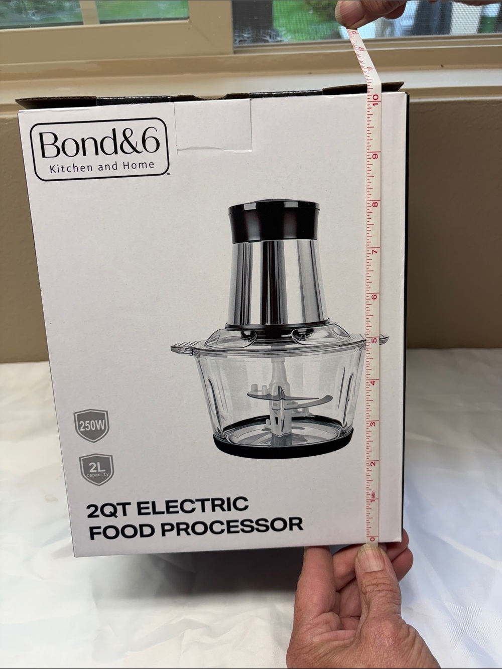 2QT Electric Food Processor - Silver/Black - Picture 4 of 5